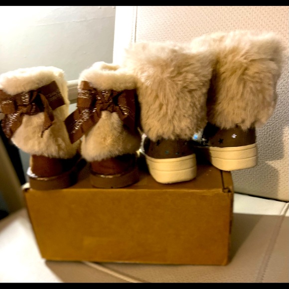 (Toddler) Cat & Jack & Olive Eddie Faux Fur Boots (NWOT), Size 5M (2 Pair): $20 - Picture 2 of 16
